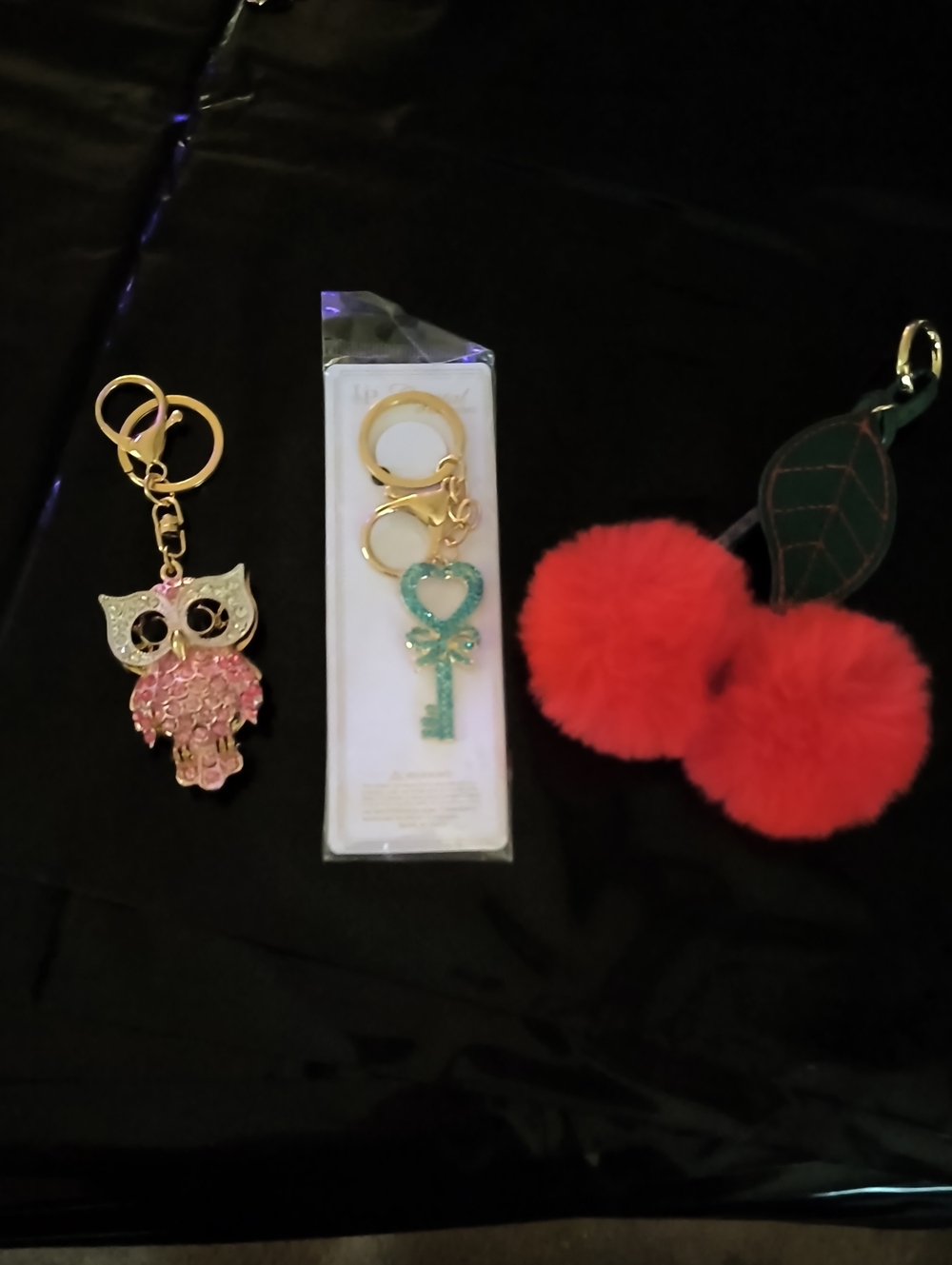 Set Of 3 Bag Charms